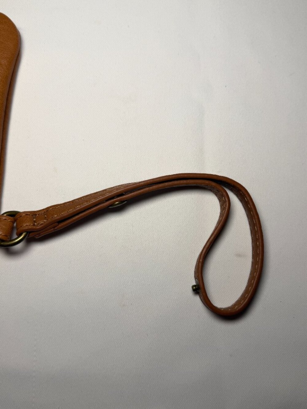 Market & Spruce Theresa Crossbody Bag w/Wristlet Orange-Red Brown Faux Leather - Picture 13 of 13